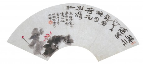 蕭平  花鳥(niǎo)鏡框 55*27cm