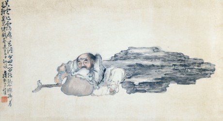 黃慎  人物立軸 93*51cm