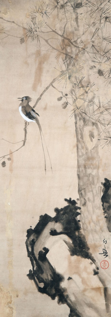 黃幻吾 花鳥(niǎo)立軸 69*25cm